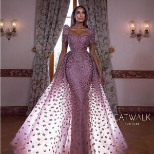 Size 14 catwalk couture womans formal gown dress